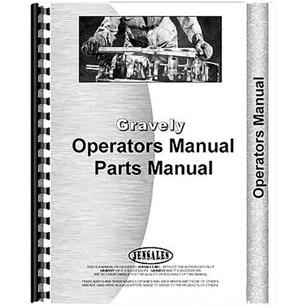 Aftermarket Operators & Parts Manual For Gravely 16G Tractor RAP119515 Zoro